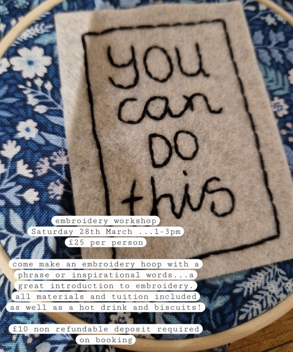 Embroidery Hoop workshop