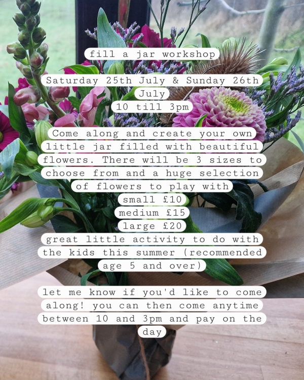 Fill a jar workshop